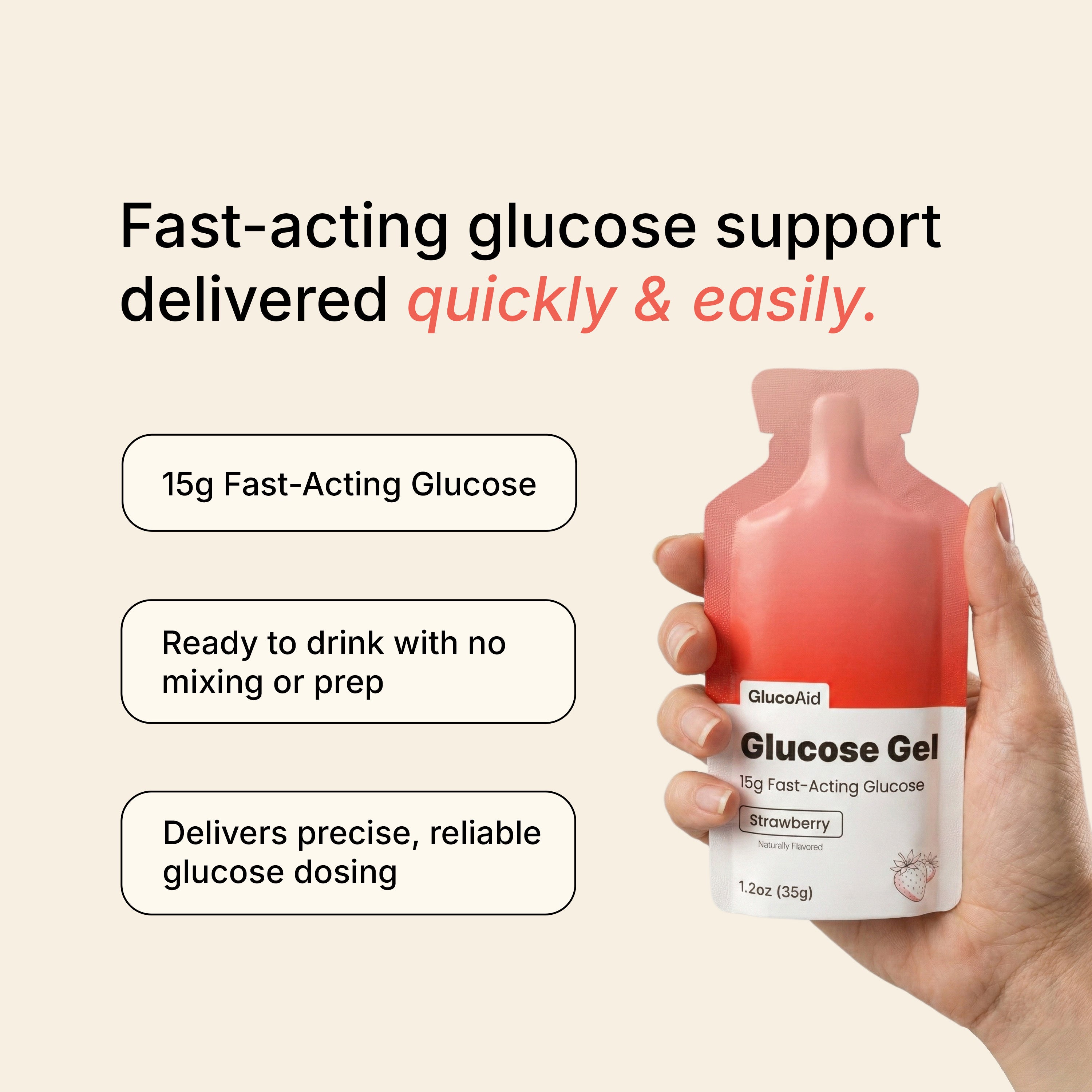 15g Liquid Glucose Strawberry